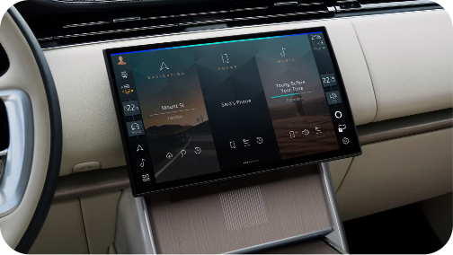 Range Rover Vogue interior 3